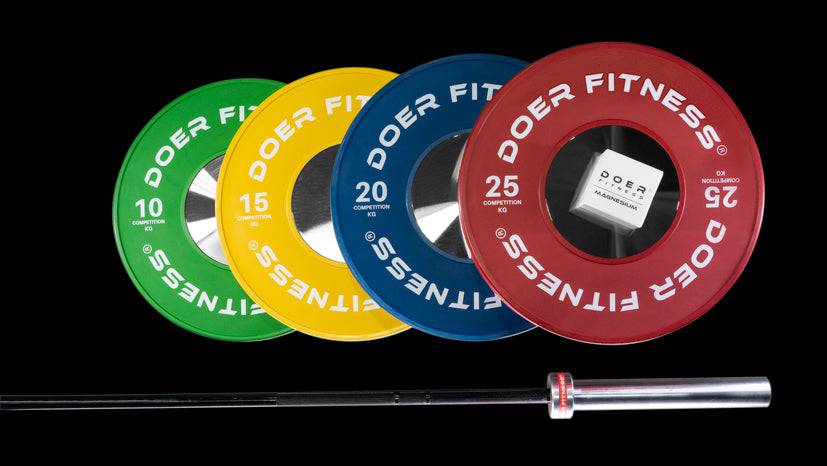 LIFTING PACKAGE 155 kgs "Weightlifting Bumper Plates"   - Doer Fitness