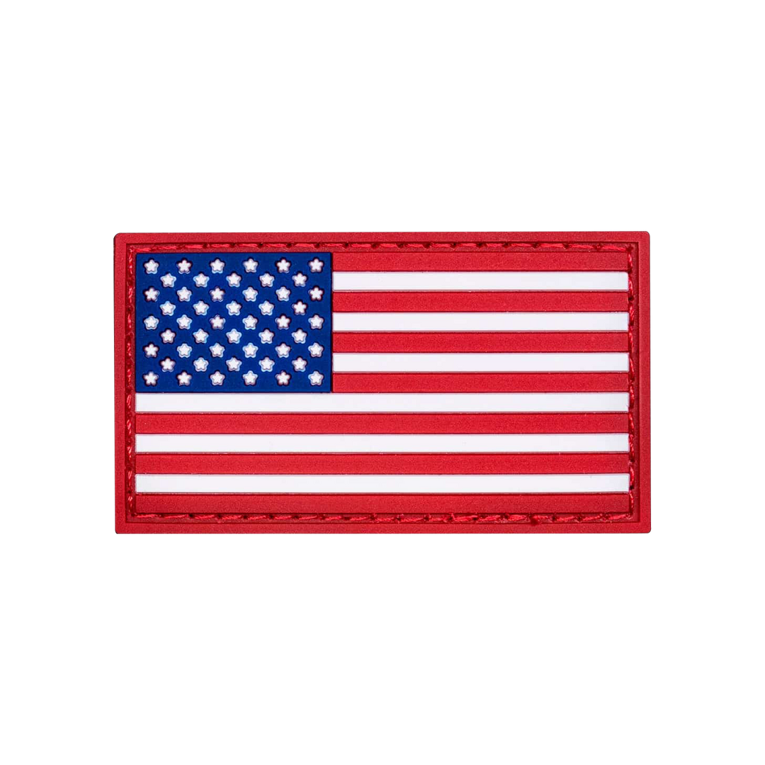 Estados Unidos Flag Rubber Patch  patches - Doer Fitness