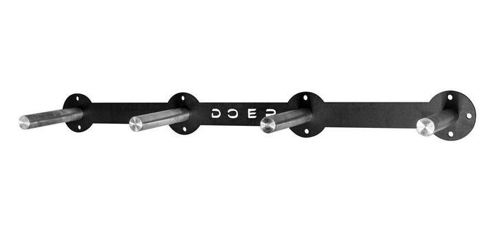 Wall Mounted Bumper Plates Rack 4-Pegs   - Doer Fitness