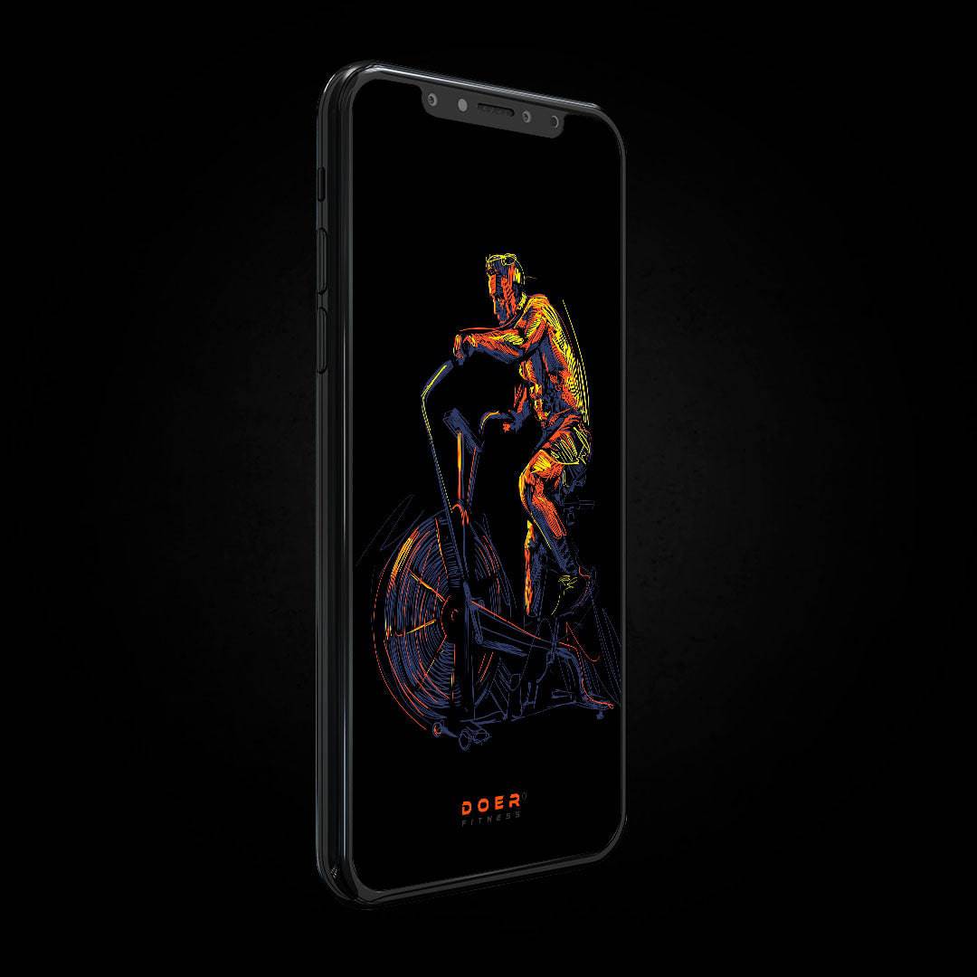 Wallpaper Phone Assault Bike-Sweat it   - Doer Fitness