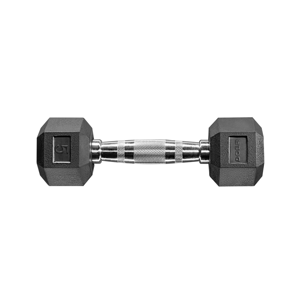 Hex Dumbbells pair 05 lb  Weights - Doer Fitness