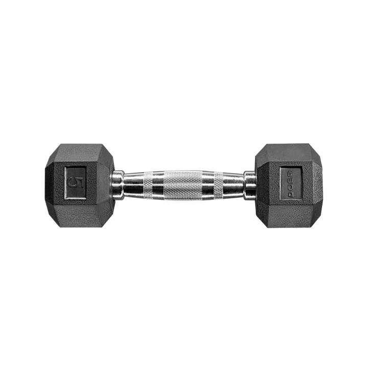 Hex Dumbbells pair 05 lb  Weights - Doer Fitness