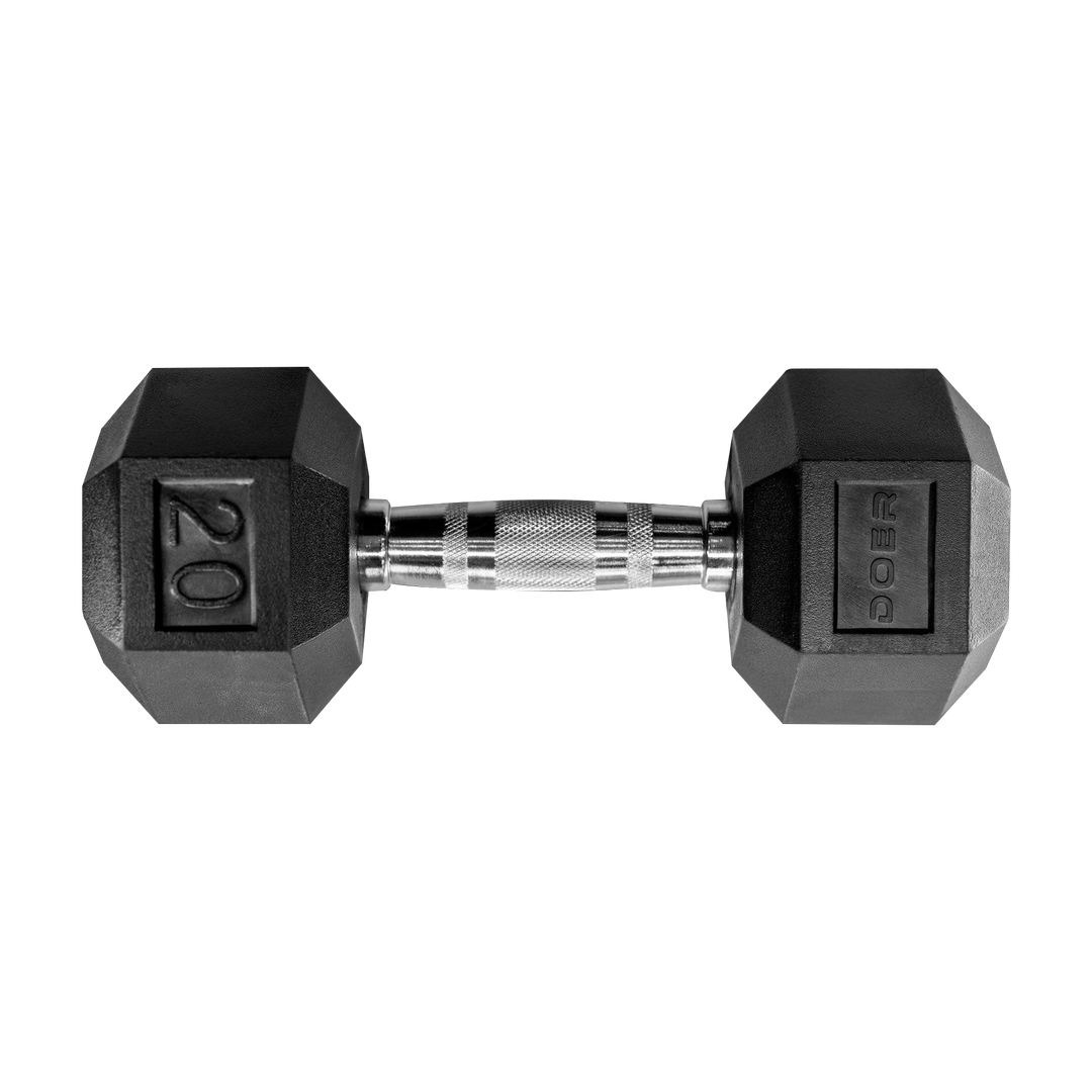 Hex Dumbbells pair 20 lb  Weights - Doer Fitness